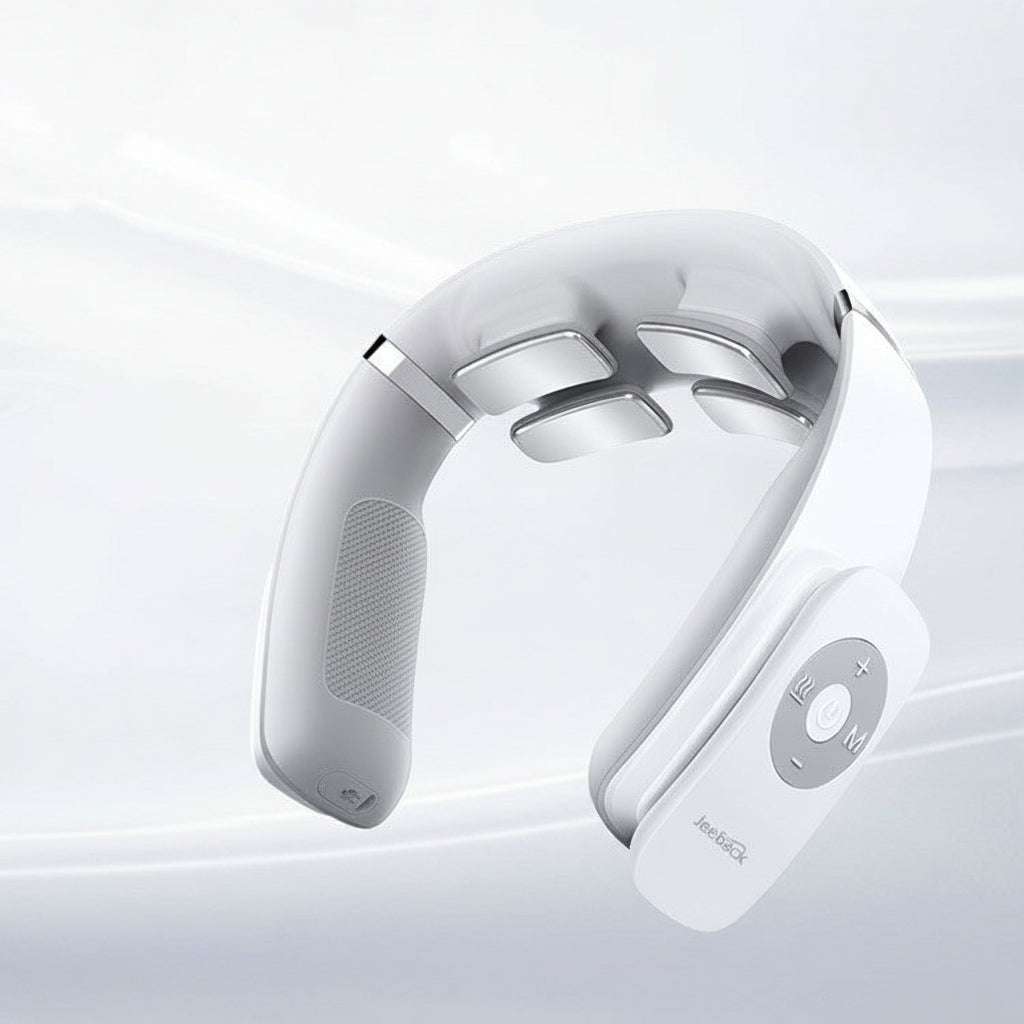 Pookami Smart EMS Cervical Neck Massager with Heat Therapy for Pain Relief