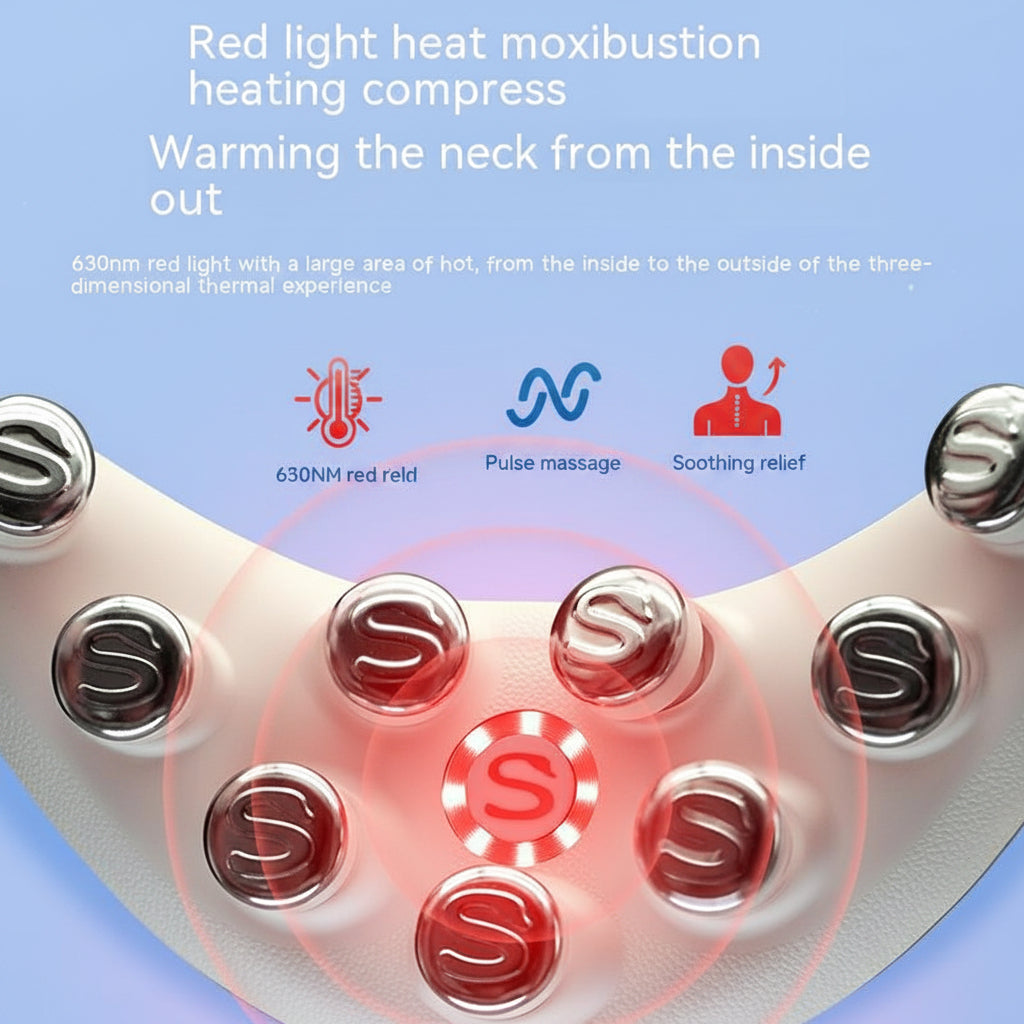 Pookami™ Smart EMS Neck Massager with Heat Therapy